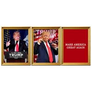 Donald Trump! Make America Great again! 3D flip poster‎